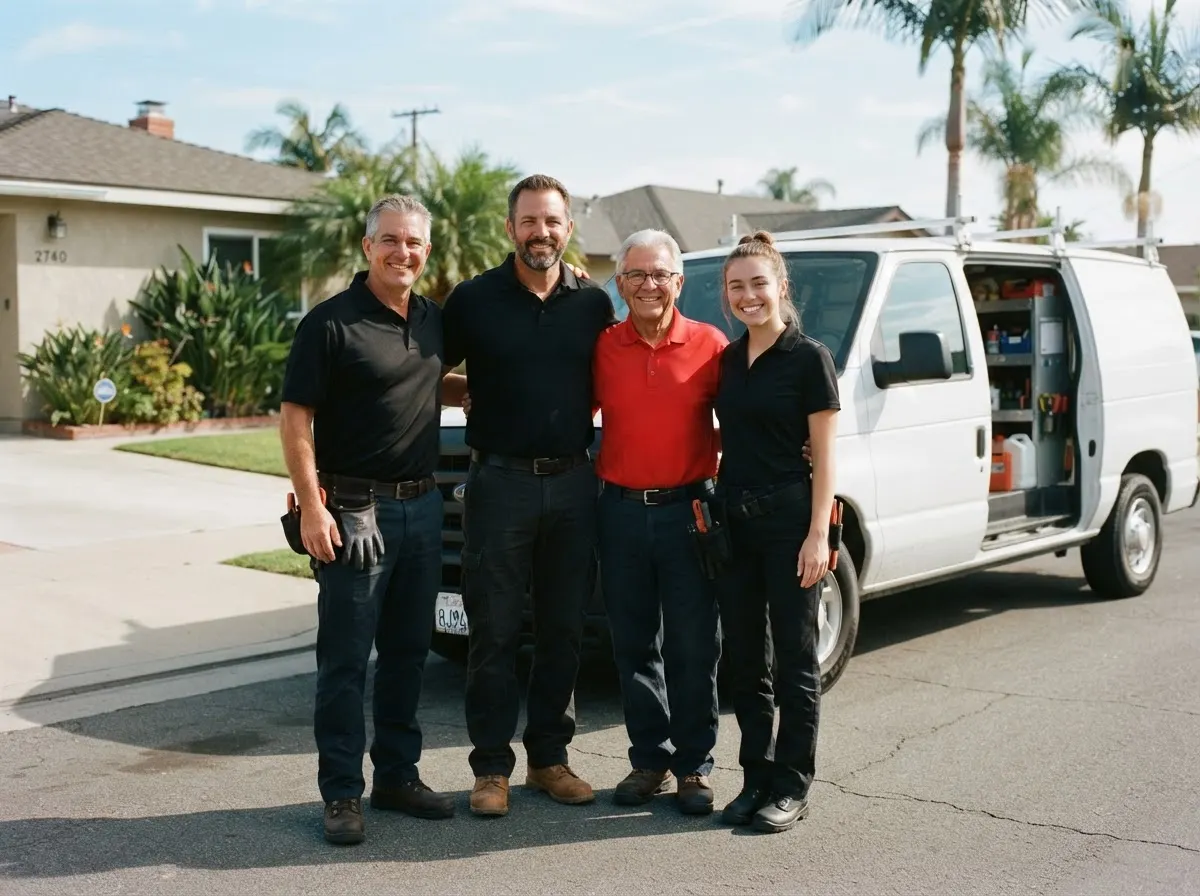 Crossroad Pest Control pest control service team in Long Beach, CA